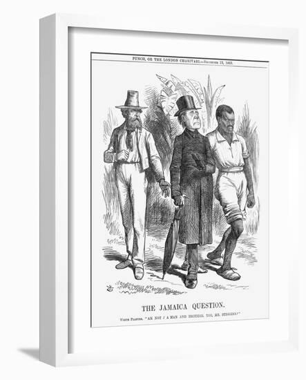 The Jamaica Question, 1865-John Tenniel-Framed Giclee Print