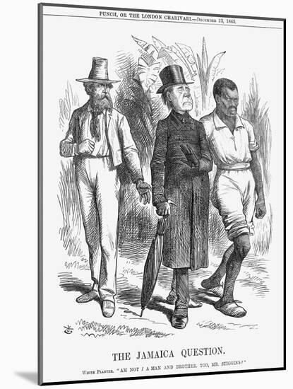 The Jamaica Question, 1865-John Tenniel-Mounted Giclee Print