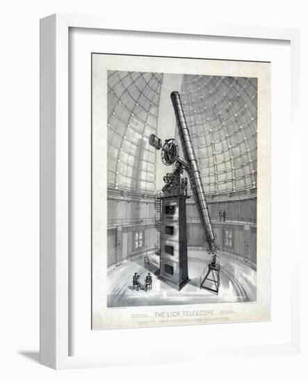 The James Lick Telescope-null-Framed Giclee Print