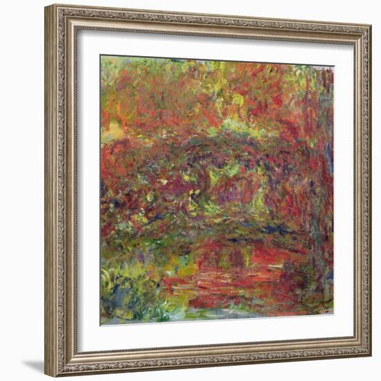 The Japanese Bridge, 1918-24-Claude Monet-Framed Premium Giclee Print