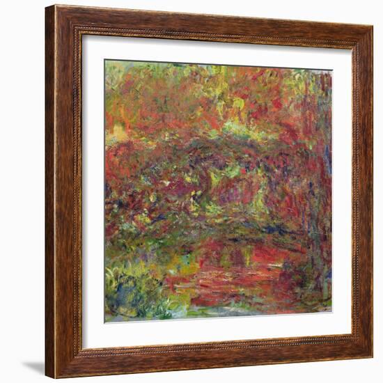 The Japanese Bridge, 1918-24-Claude Monet-Framed Premium Giclee Print