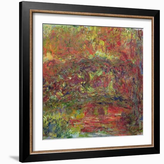 The Japanese Bridge, 1918-24-Claude Monet-Framed Premium Giclee Print