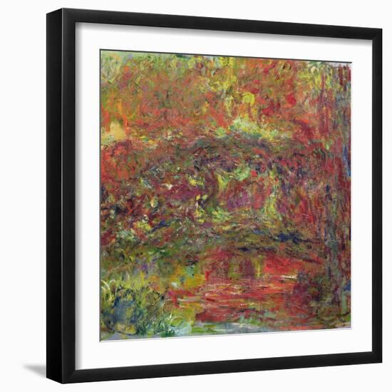 The Japanese Bridge, 1918-24-Claude Monet-Framed Premium Giclee Print