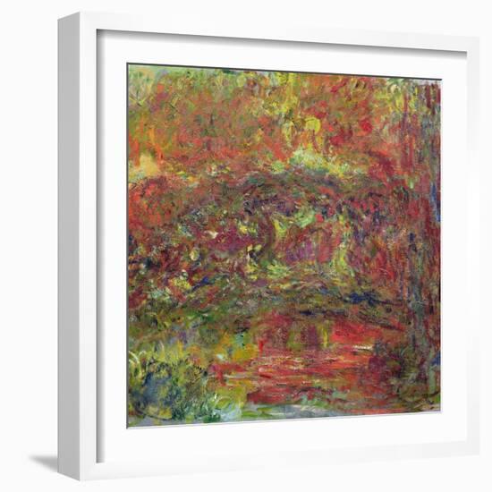 The Japanese Bridge, 1918-24-Claude Monet-Framed Premium Giclee Print