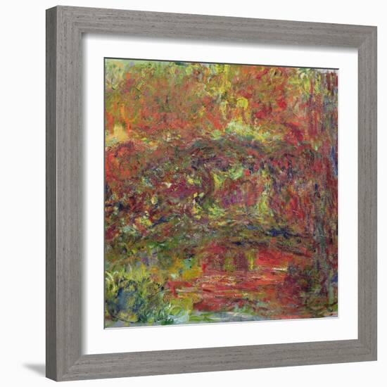 The Japanese Bridge, 1918-24-Claude Monet-Framed Giclee Print