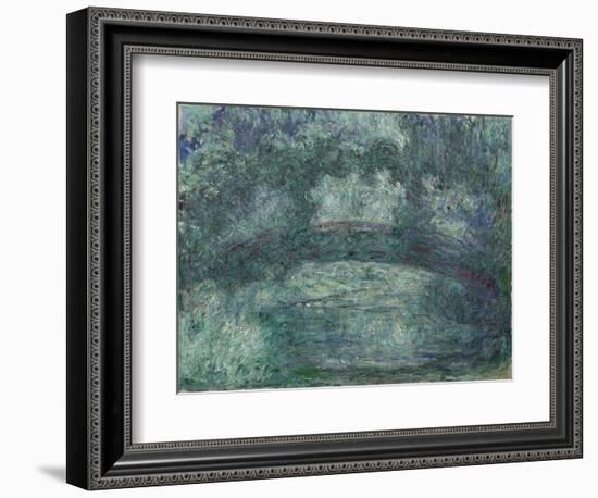 The Japanese Bridge, 1919-1924-Claude Monet-Framed Giclee Print