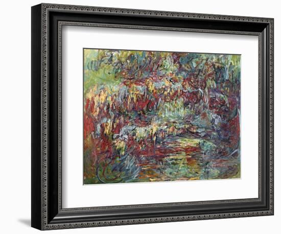 The Japanese Bridge at Giverny, 1918-24-Claude Monet-Framed Giclee Print