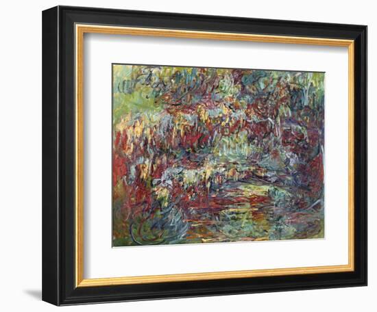 The Japanese Bridge at Giverny, 1918-24-Claude Monet-Framed Giclee Print