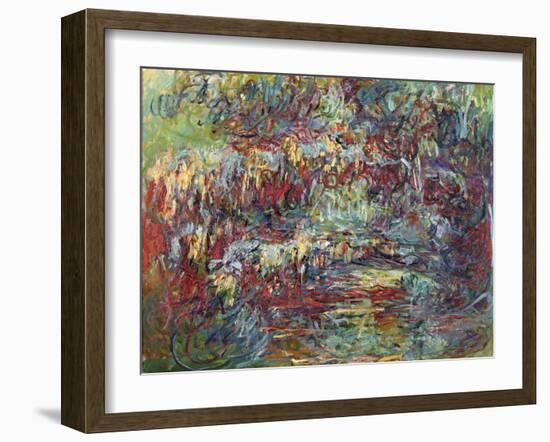 The Japanese Bridge at Giverny, 1918-24-Claude Monet-Framed Giclee Print