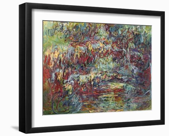 The Japanese Bridge at Giverny, 1918-24-Claude Monet-Framed Giclee Print