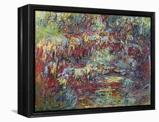 The Japanese Bridge at Giverny, 1918-24-Claude Monet-Framed Premier Image Canvas