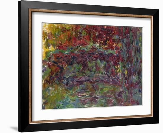 The Japanese Bridge at Giverny, 1918-24-Claude Monet-Framed Giclee Print