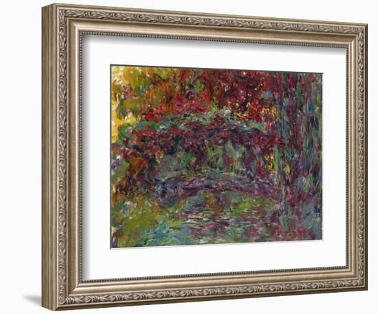 The Japanese Bridge at Giverny, 1918-24-Claude Monet-Framed Giclee Print