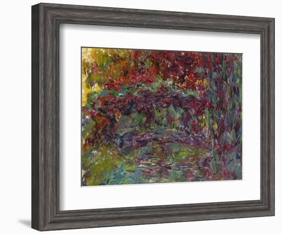 The Japanese Bridge at Giverny, 1918-24-Claude Monet-Framed Giclee Print