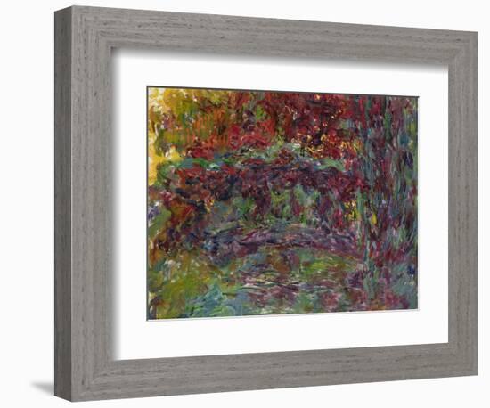 The Japanese Bridge at Giverny, 1918-24-Claude Monet-Framed Giclee Print