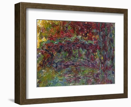 The Japanese Bridge at Giverny, 1918-24-Claude Monet-Framed Giclee Print