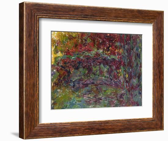 The Japanese Bridge at Giverny, 1918-24-Claude Monet-Framed Giclee Print