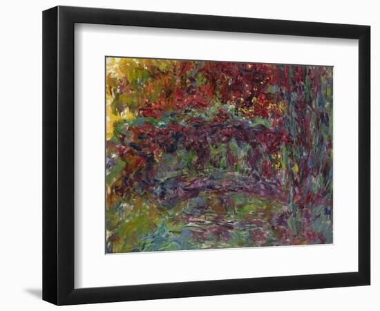 The Japanese Bridge at Giverny, 1918-24-Claude Monet-Framed Giclee Print