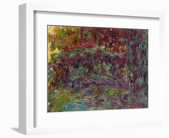 The Japanese Bridge at Giverny, 1918-24-Claude Monet-Framed Giclee Print