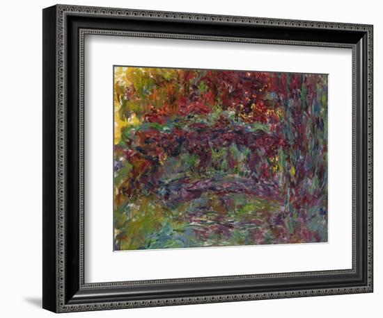 The Japanese Bridge at Giverny, 1918-24-Claude Monet-Framed Giclee Print