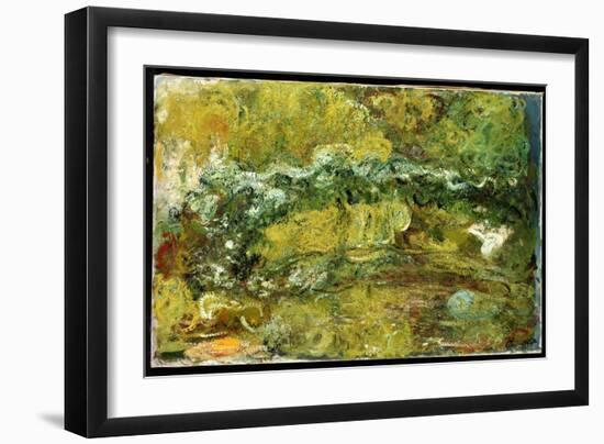 The Japanese Bridge, C.1918-24-Claude Monet-Framed Giclee Print