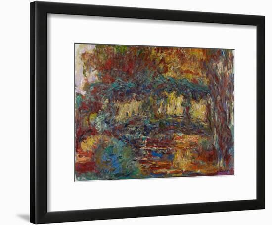 The Japanese Bridge, C.1923-25-Claude Monet-Framed Giclee Print