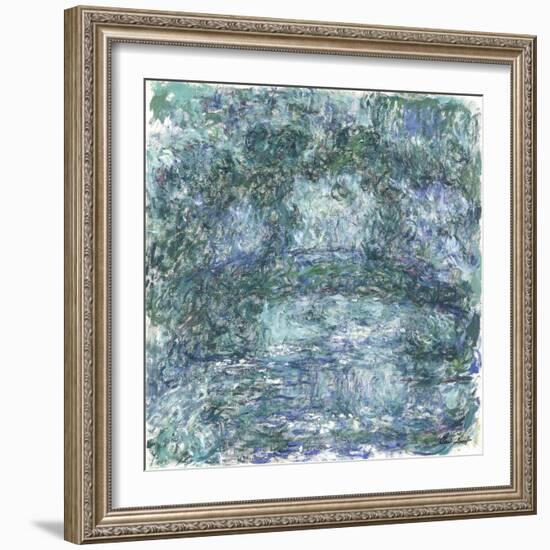 The Japanese Bridge; Le Pont Japonais, C.1918-1924-Claude Monet-Framed Giclee Print