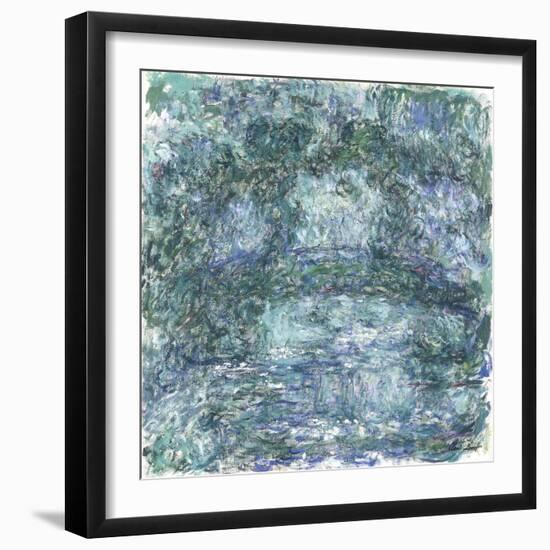 The Japanese Bridge; Le Pont Japonais, C.1918-1924-Claude Monet-Framed Giclee Print