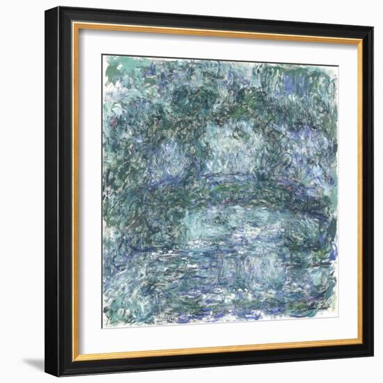 The Japanese Bridge; Le Pont Japonais, C.1918-1924-Claude Monet-Framed Giclee Print