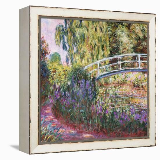 The Japanese Bridge, Pond with Water Lilies, 1900-Claude Monet-Framed Premier Image Canvas