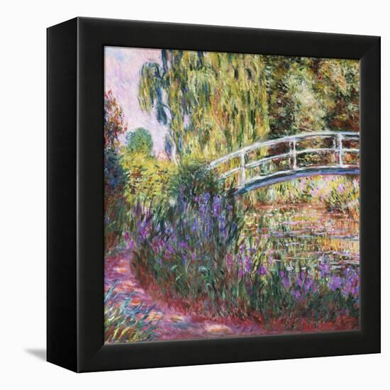 The Japanese Bridge, Pond with Water Lilies, 1900-Claude Monet-Framed Premier Image Canvas