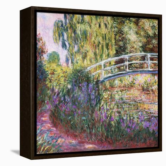 The Japanese Bridge, Pond with Water Lilies, 1900-Claude Monet-Framed Premier Image Canvas