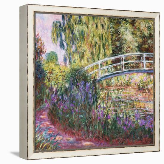 The Japanese Bridge, Pond with Water Lilies, 1900-Claude Monet-Framed Premier Image Canvas