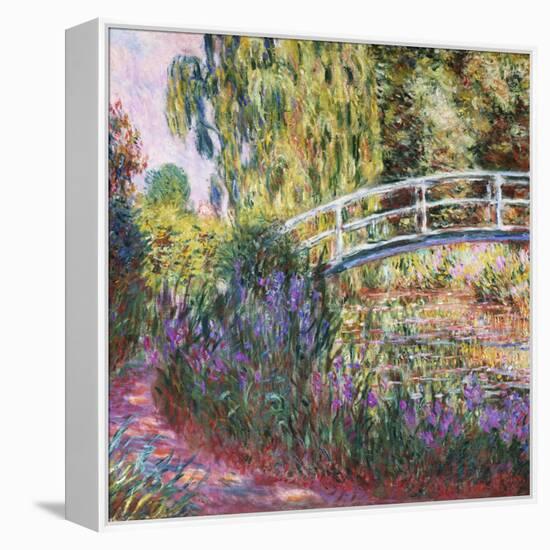 The Japanese Bridge, Pond with Water Lilies, 1900-Claude Monet-Framed Premier Image Canvas