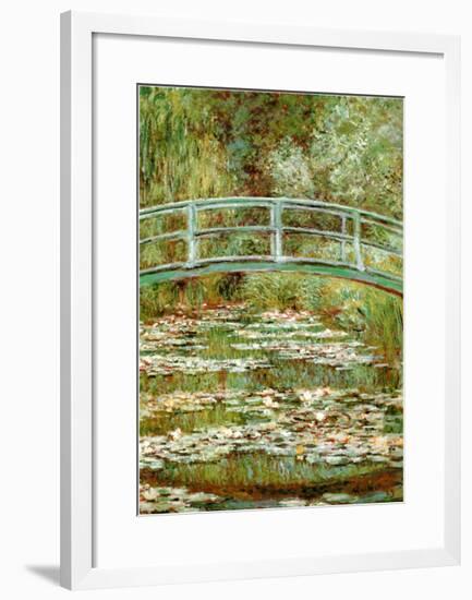 The Japanese Bridge-Claude Monet-Framed Art Print