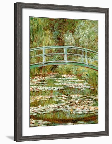 The Japanese Bridge-Claude Monet-Framed Art Print