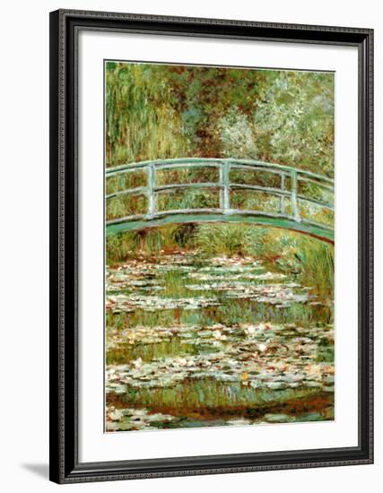 The Japanese Bridge-Claude Monet-Framed Art Print