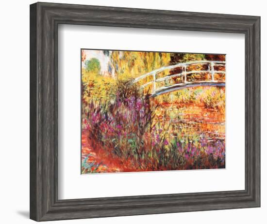 The Japanese Bridge-Claude Monet-Framed Art Print