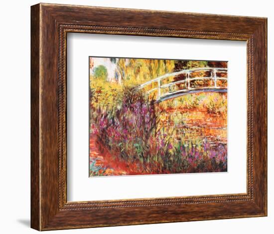 The Japanese Bridge-Claude Monet-Framed Art Print