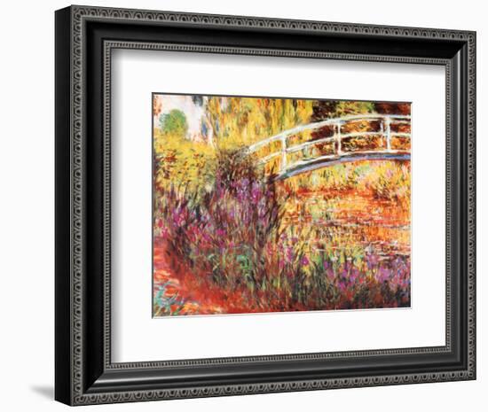 The Japanese Bridge-Claude Monet-Framed Art Print