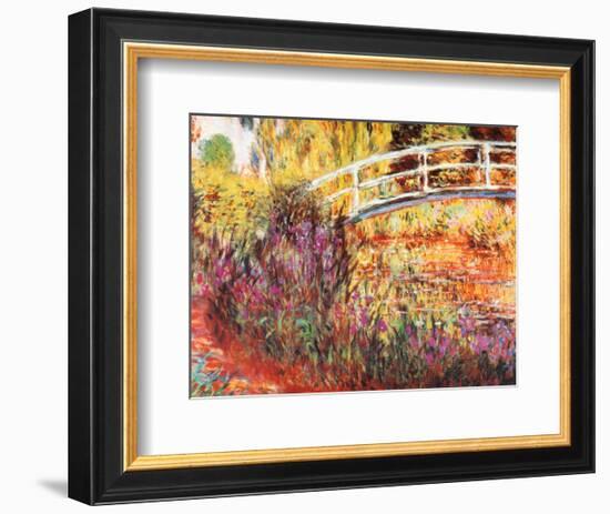 The Japanese Bridge-Claude Monet-Framed Art Print