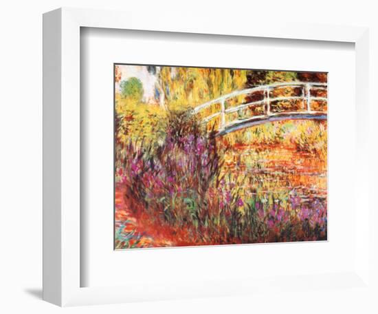 The Japanese Bridge-Claude Monet-Framed Art Print