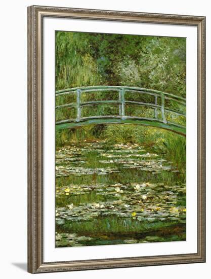 The Japanese Bridge-Claude Monet-Framed Art Print