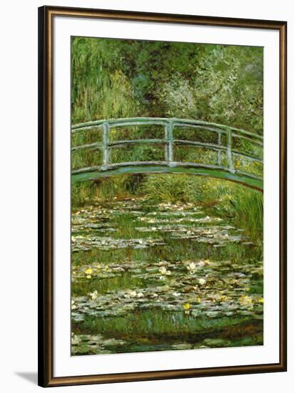 The Japanese Bridge-Claude Monet-Framed Art Print