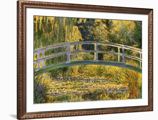 The Japanese Bridge-Claude Monet-Framed Art Print