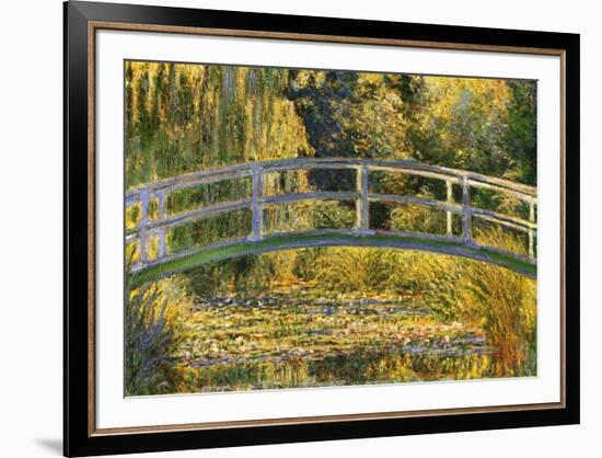 The Japanese Bridge-Claude Monet-Framed Art Print