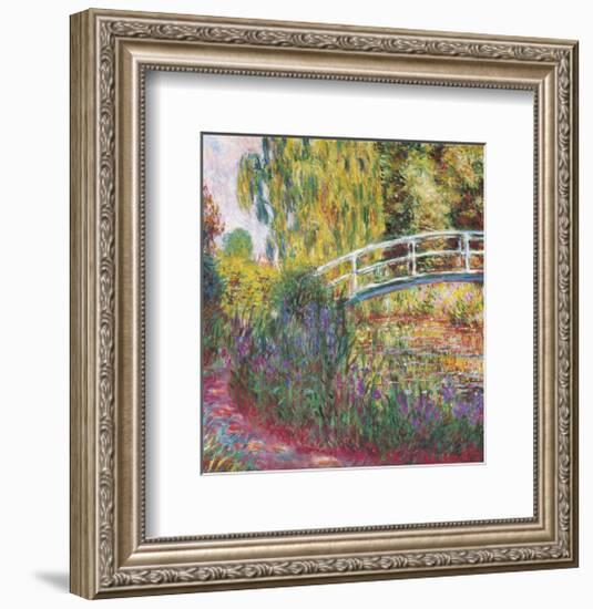 The Japanese Bridge-Claude Monet-Framed Art Print