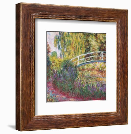 The Japanese Bridge-Claude Monet-Framed Art Print