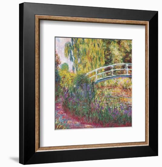 The Japanese Bridge-Claude Monet-Framed Art Print