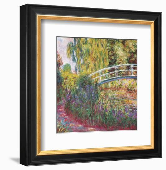 The Japanese Bridge-Claude Monet-Framed Art Print